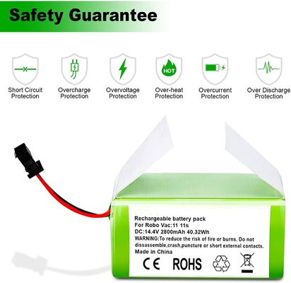 RoboVac Ηλεκτρική σκούπα Μπαταρία λιθίου 11S 15C 15T 14,4V 2800mAh Μπαταρία ιόντων λιθίου