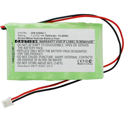 Ni-MH Ηλεκτρική σκούπα Μπαταρία λιθίου 1500mAh 7,2V Lion Battery 300-03864-1
