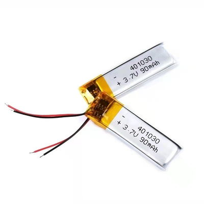 401030 Πακέτο μπαταριών Li Ion Polymer 3,7v 100mAh Μικρό πακέτο μπαταριών ιόντων λιθίου