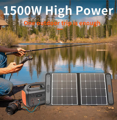 Φορητός σταθμός ισχύος 110V 220V 2000W 1500W Επαναφορτιζόμενη τράπεζα ισχύος