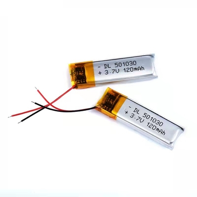 120mAh Λιθίου Πολυμερής Μπαταρία 0,12A Bluetooth Ακουστικά Επαναφορτιζόμενη Μπαταρία 1S1P