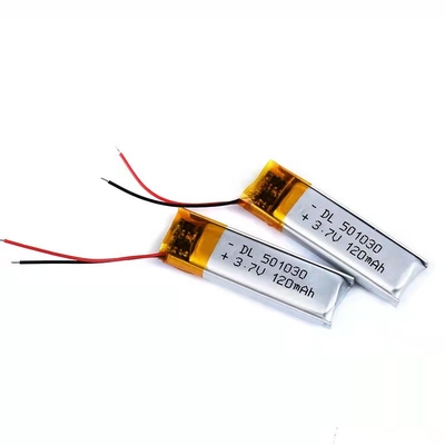120mAh Λιθίου Πολυμερής Μπαταρία 0,12A Bluetooth Ακουστικά Επαναφορτιζόμενη Μπαταρία 1S1P