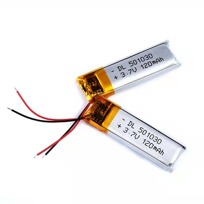 120mAh Λιθίου Πολυμερής Μπαταρία 0,12A Bluetooth Ακουστικά Επαναφορτιζόμενη Μπαταρία 1S1P