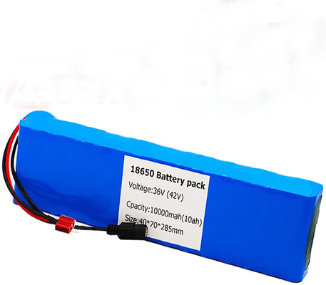 1.5kg ιονικό πακέτο MSDS 18650 κύτταρο 3 μπαταριών λίθιου 36 βολτ παράλληλες 10 σειρές