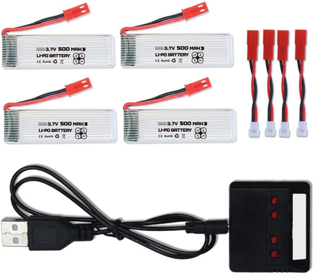 U817A Λιθίου Πολυμερής Μπαταρία 500mah 3,7v Lipo Επαναφορτιζόμενη Μπαταρία RC