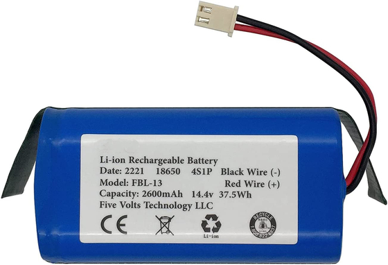 2600mah 14,4v Φορτιστής μπαταρίας ιόντων λιθίου NCM Επαναφορτιζόμενη μπαταρία ιόντων λιθίου IP67