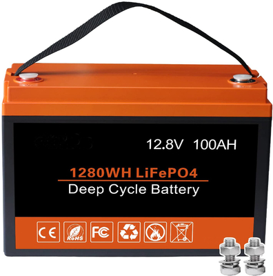 BMS 12V 200Ah Μπαταρία ιόντων λιθίου LFP Deep Cycle Μπαταρία φωσφορικού σιδήρου λιθίου