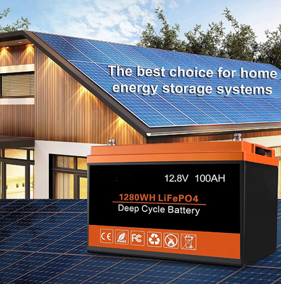 BMS 12V 200Ah Μπαταρία ιόντων λιθίου LFP Deep Cycle Μπαταρία φωσφορικού σιδήρου λιθίου